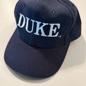 Retro Vintage Duke Navy Blue Snapback Hat